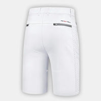 Short de golf blanc homme performance dos