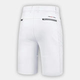 Short de golf blanc homme performance dos
