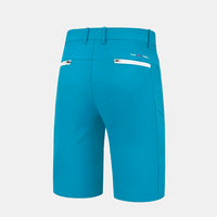 Short de golf bleu ciel homme performance dos