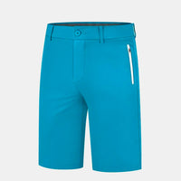 Short de golf bleu ciel homme performance face