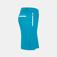 Short de golf bleu ciel homme performance profil