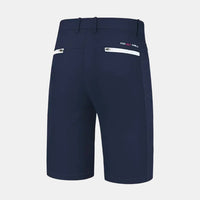 Short de golf bleu marine homme performance dos