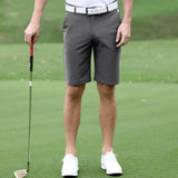 Short de golf gris homme technical face