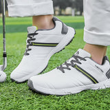 chausures de golf homme jaune riveira 1