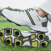 chausures de golf homme jaune riveira 2