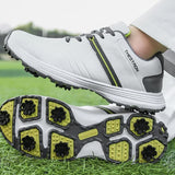 chausures de golf homme jaune riveira 2