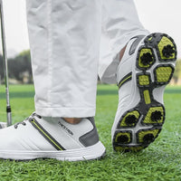 chausures de golf homme jaune riveira 5