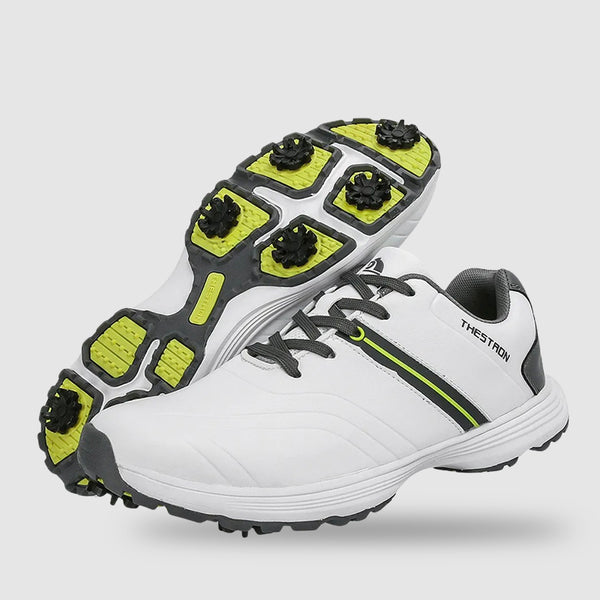 chausures de golf homme jaune riveira