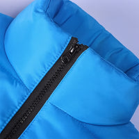 doudoune sans manches golf bleu zoom