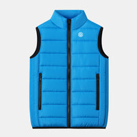 doudoune sans manches golf bleue