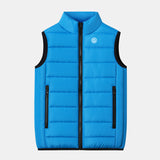 doudoune sans manches golf bleue