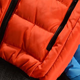 doudoune sans manches golf orange poche