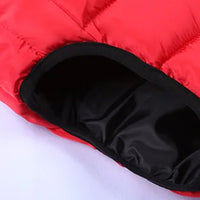 doudoune sans manches golf rouge zoom manches