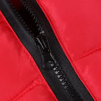 doudoune sans manches golf rouge zoom zip