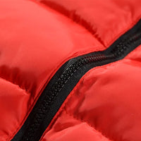 doudoune sans manches golf rouge zoom 