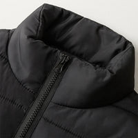 doudoune sans manches noire golf zoom col
