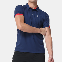 polo de golf homme bleu marine 34
