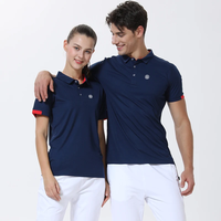 polo de golf homme bleu marine h f