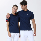 polo de golf homme bleu marine h f