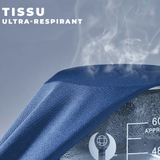 polo de golf homme bleu marine respirant