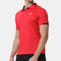 polo de golf homme rouge 3 4