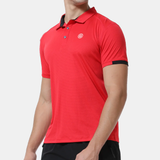 polo de golf homme rouge 3 4