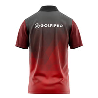 polo de golf manches courtes angle dos