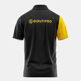 polo de golf manches courtes lightning dos