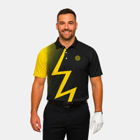 polo de golf manches courtes lightning homme