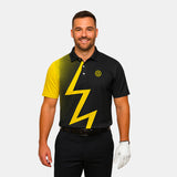 polo de golf manches courtes lightning homme
